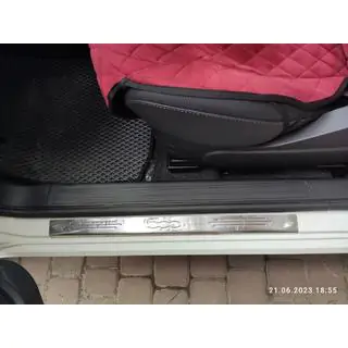 Door Sill Protectors 500 (Carmos, 2 pcs, Stainless Steel)