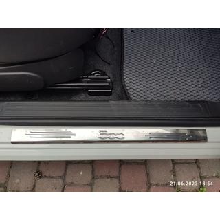 Door Sill Protectors 500 (Carmos, 2 pcs, Stainless Steel) photo 4