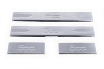 Fiat 500/500L 2013-2022 Door Sill Protectors 500L (Carmos, 4 pcs, Stainless Steel) photo 4