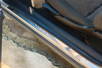 Opel Astra G classic 1998-2012 Door Sill Protectors Carmos (Coupe, 2 pcs, Stainless Steel) photo 1