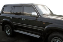 Toyota Land Cruiser 80 1990-1997 Window Deflectors (4 pcs, HIC) photo 1