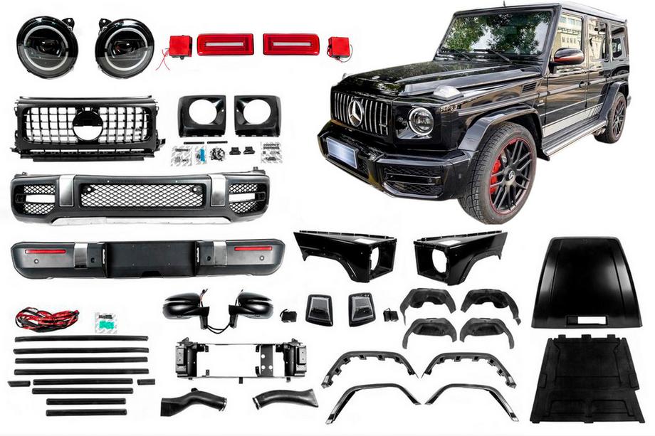 Mercedes G class W463 1990-2018 Facelift Body Kit to G63 AMG 2018 Image
