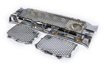 Mercedes G class W463 1990-2018 Set of bumper grilles (AMG, chrome) photo 2
