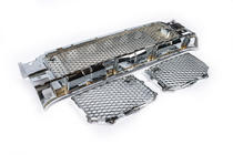 Mercedes G class W463 1990-2018 Set of bumper grilles (AMG, chrome) photo 3