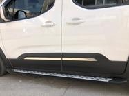 Peugeot Partner/Rifter 2019- Stainless Steel Door Molding Covers OmsaLine - Italian Stainless Steel photo 3