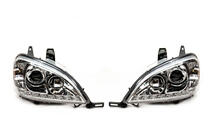 Mercedes ML W163 1997-2005 Front Headlights (2 pcs) Dark photo 1