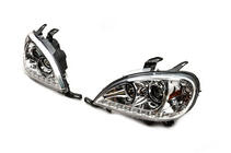 Mercedes ML W163 1997-2005 Front Headlights (2 pcs) Dark photo 2
