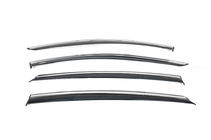 Opel Astra K 2016-2021 Window Deflectors with Chrome Trim HB (4 pcs, Niken) photo 2