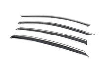 Opel Astra K 2016-2021 Window Deflectors with Chrome Trim HB (4 pcs, Niken) photo 1