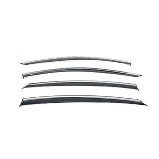 Window Deflectors with Chrome Trim HB (4 pcs, Niken) photo 2