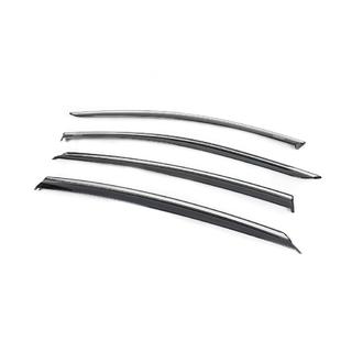 Window Deflectors with Chrome Trim HB (4 pcs, Niken) photo 1