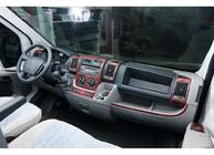 Fiat Ducato 2006-2025 Dashboard Trim Covers (2006-2014) Wood photo 4