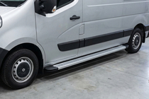 Opel Movano 2010-2021 Side Steps Maya V2 (2 pcs, Aluminum) photo 1