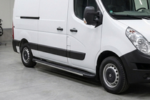 Opel Movano 2010-2021 Side Steps Bosphorus Grey (2 pcs, Aluminum) photo 1
