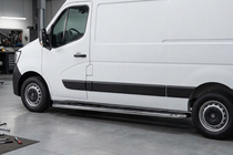 Renault Master 2011-2023 Side Steps Maydos V1 (2 pcs. Aluminum) photo 1