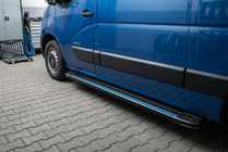 Renault Master 2011-2023 Side Steps Maya Blue (2 pcs, Aluminum) photo 1