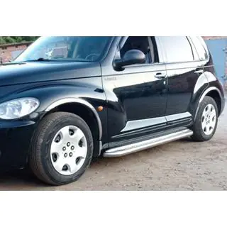 Fender flares (4 pcs, stainless steel) Chrysler PT Cruiser 2000-2010 photo 1