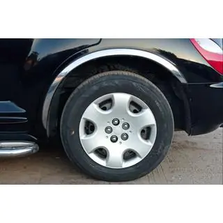 Fender flares (4 pcs, stainless steel) Chrysler PT Cruiser 2000-2010 photo 3