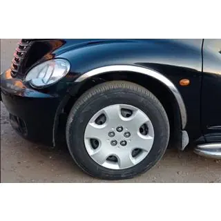 Fender flares (4 pcs, stainless steel) Chrysler PT Cruiser 2000-2010 photo 2
