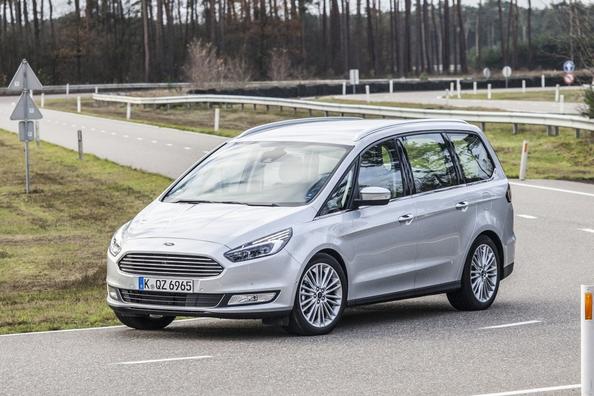 The seven-seat Ford Galaxy people carrier of the third embodiment