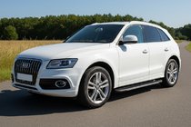 Audi Q5 2008-2017 Side Steps Bosphorus Grey (2 pcs, Aluminum) photo 1