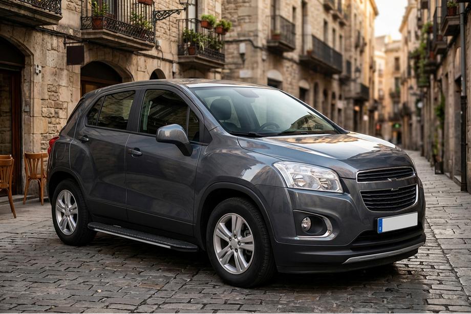 Chevrolet Trax 2012-2023 Side Steps Bosphorus Grey (2 pcs, Aluminum) Image