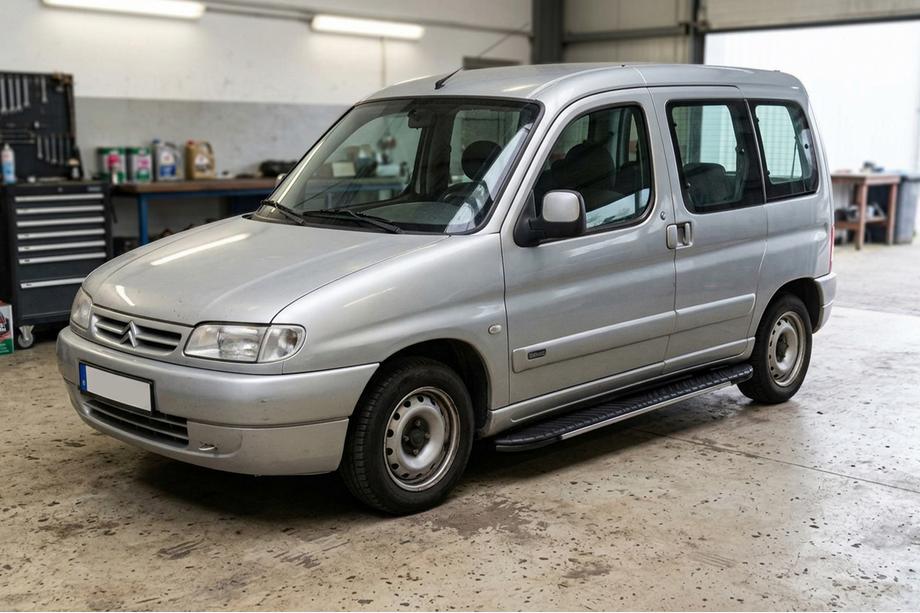 Citroen Berlingo 1996-2008 Side Steps Bosphorus Grey (2 pcs, Aluminum) Image