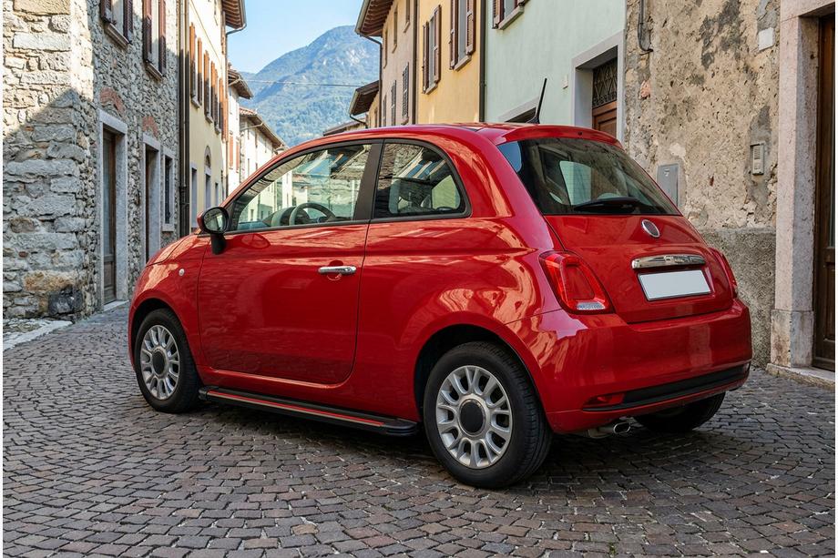 Fiat 500/500L 2013-2022 Side Steps Maya Red (2 pcs, Aluminum) Image