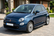Fiat 500/500L 2013-2022 Side Steps Bosphorus Grey (2 pcs, Aluminum) photo 1