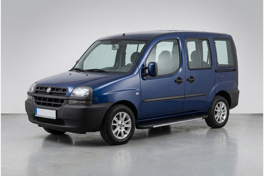 Fiat Doblo I 2001-2005 Side Steps Bosphorus Grey (2 pcs, Aluminum) Image