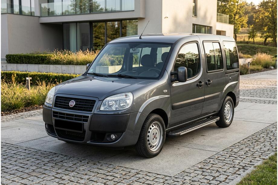 Fiat Doblo I 2005-2010 Side Steps Bosphorus Grey (2 pcs, Aluminum) Image
