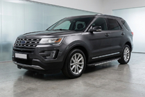Ford Explorer 2011-2019 Side Steps Bosphorus Grey (2 pcs, Aluminum) photo 1