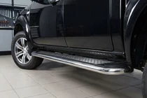 Ford Ranger 2007-2011 Side Steps Maydos V2 (2 pcs, stainless steel) photo 1