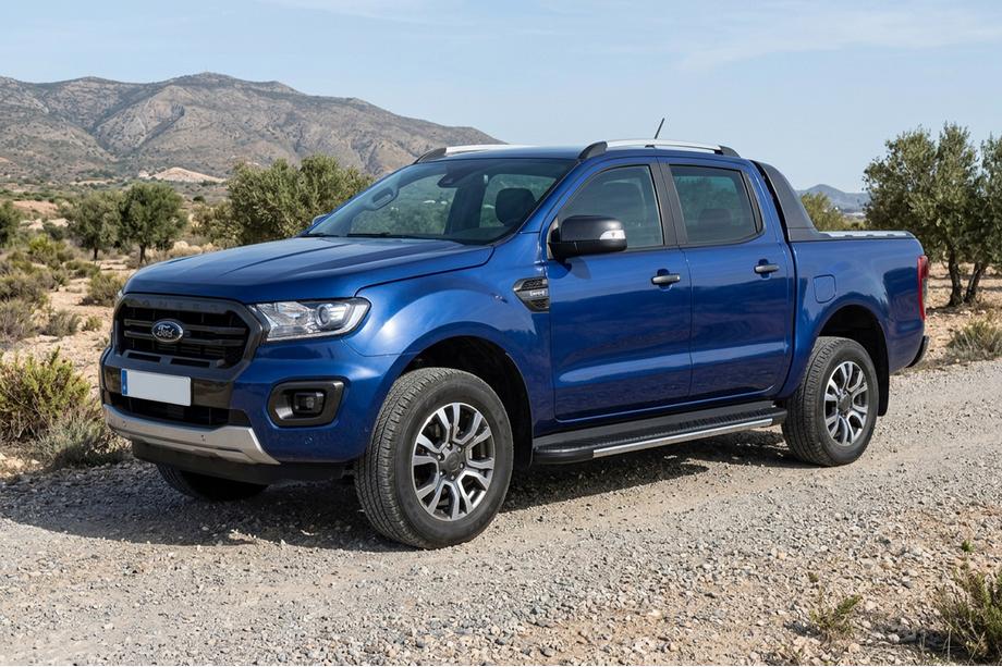 Ford Ranger 2011–2022 Side Steps Bosphorus Grey (2 pcs, Aluminum) Image