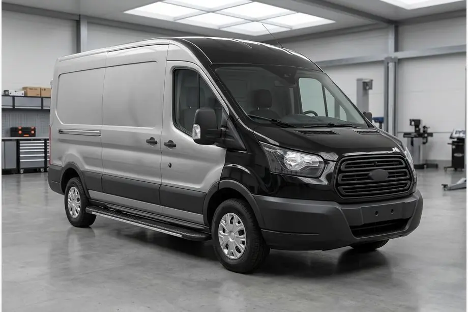Ford Transit 2014- Side Steps Bosphorus Grey (2 pcs, Aluminum) Image