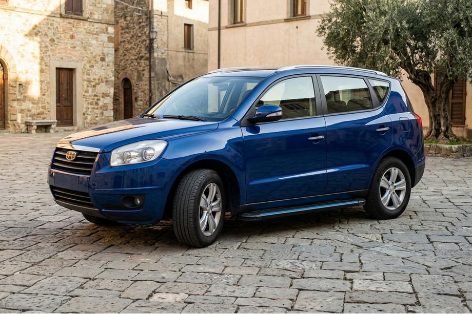 Geely Emgrand X7 2011- Side Steps Maya Blue (2 pcs, Aluminum) Image