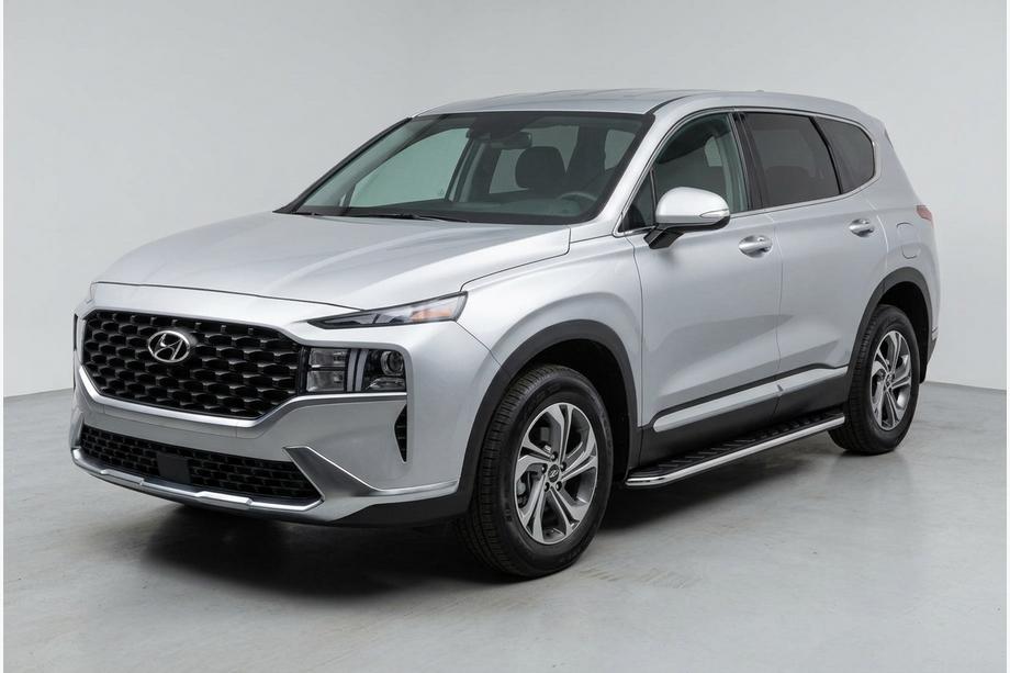 Hyundai Santa Fe 4 2018-2023 Side Steps Maydos V1 (2 pcs, Aluminum & Stainless Steel) Photo 1