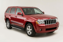 Jeep Grand Cherokee WK 2004-2010 Side Steps Bosphorus Grey (2 pcs, Aluminum) photo 1