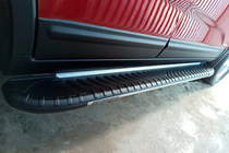 Kia Sorento II XM 2009-2014 Side Steps Bosphorus Grey (2 pcs, Aluminum) photo 2