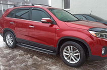 Kia Sorento II XM 2009-2014 Side Steps Bosphorus Grey (2 pcs, Aluminum) photo 8