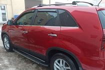 Kia Sorento II XM 2009-2014 Side Steps Bosphorus Grey (2 pcs, Aluminum) photo 9