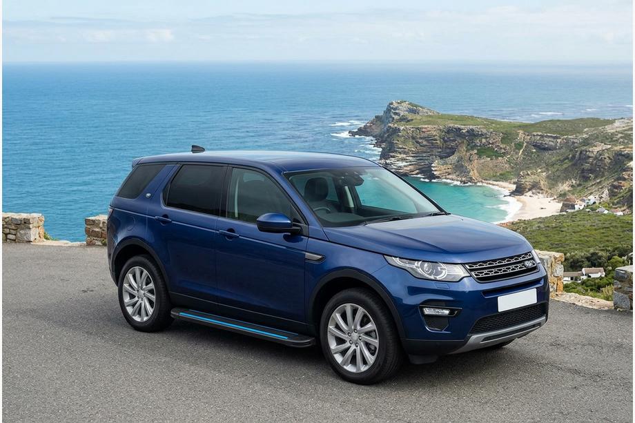 Land Rover Discovery Sport 2014- Side Steps Maya Blue (2 pcs, Aluminum) 2014-2019 Image