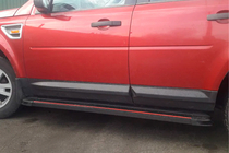Land Rover Freelander II 2006–2014 Side Steps Maya Red (2 pcs, Aluminum) photo 4
