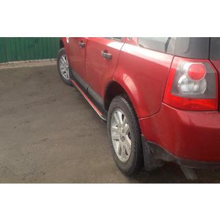 Side Steps Maya Red (2 pcs, Aluminum) Land Rover Freelander II 2006–2014 photo 3
