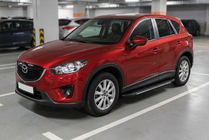 Mazda CX-5 2012-2017 Side Steps Bosphorus Grey (2 pcs, Aluminum) photo 1