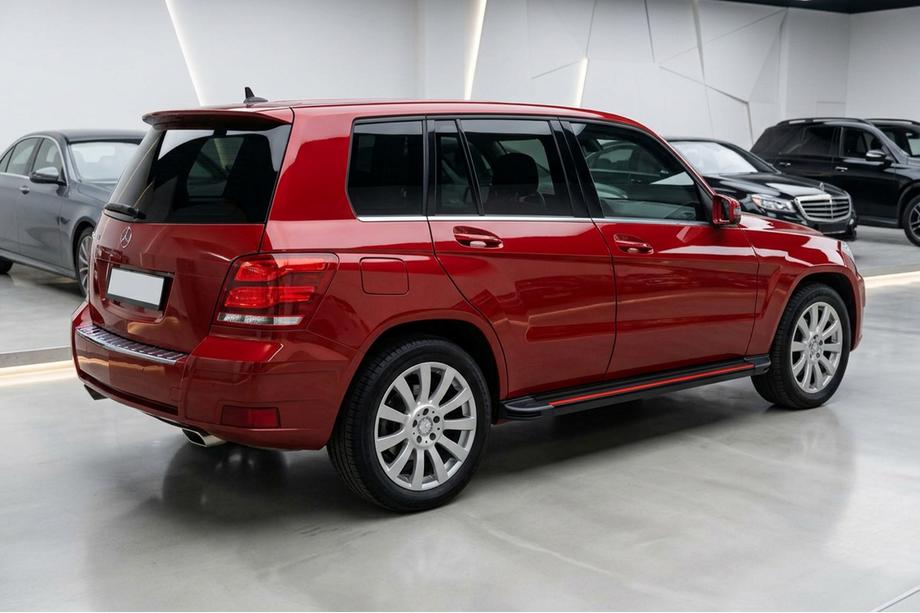 Mercedes GLK class X204 2008-2015 Side Steps Maya Red (2 pcs, Aluminum) Image