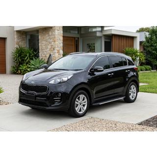 Side Steps Bosphorus Grey (2 pcs, Aluminum) Kia Sportage 2015-2021 photo 1