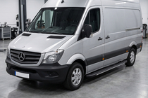 Mercedes Sprinter W906 2006–2018 Side Steps Bosphorus Grey (2 pcs, Aluminum) photo 1