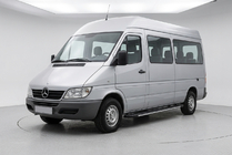 Mercedes Sprinter W901/902/903/904/905 1995–2006 Side Steps Bosphorus Grey (2 pcs, Aluminum) photo 1