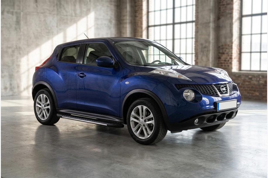 Nissan Juke 2010-2019 Side Steps Bosphorus Grey (2 pcs, Aluminum) Image
